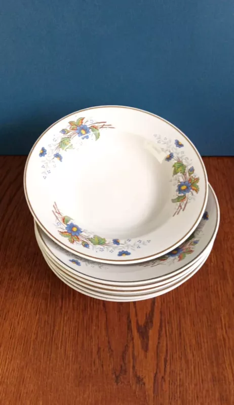 Lėkštės gilesnės, 24cm, 6vnt., Druzhkovsky - , namai ir interjeras 2