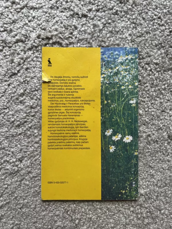 Homeopatinė namų vaistinė - Hans-Joachim Winckelmann, knyga 3