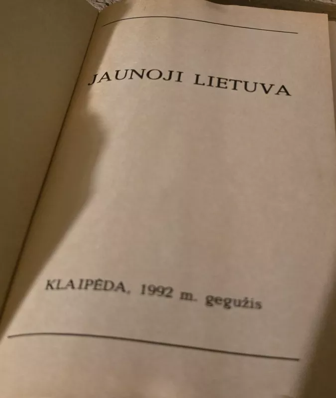 Jaunoji Lietuva - xxx, knyga 3