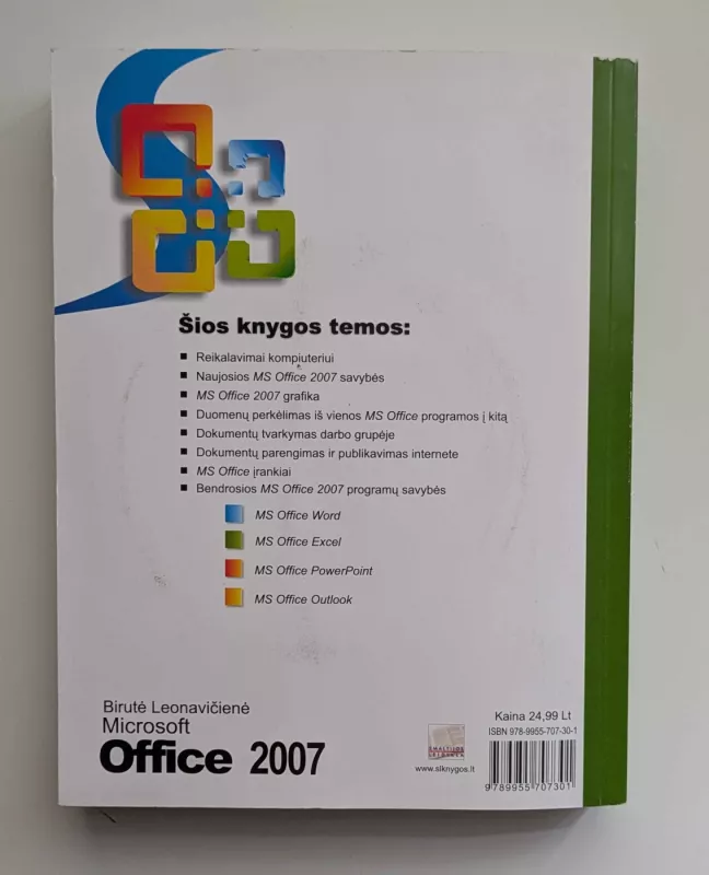 Microsoft Office 2007 - Birutė Leonavičienė, knyga 3