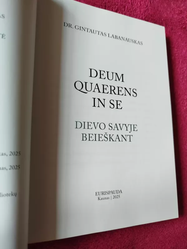 Dievo savyje beieškant - Gintautas Labanauskas, knyga 3
