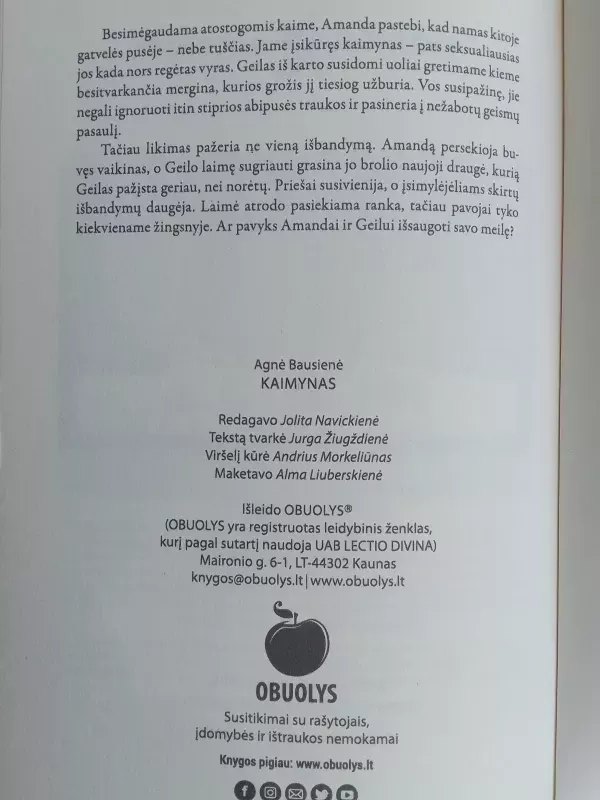 Kaimynas - Agnė Bausienė, knyga 3