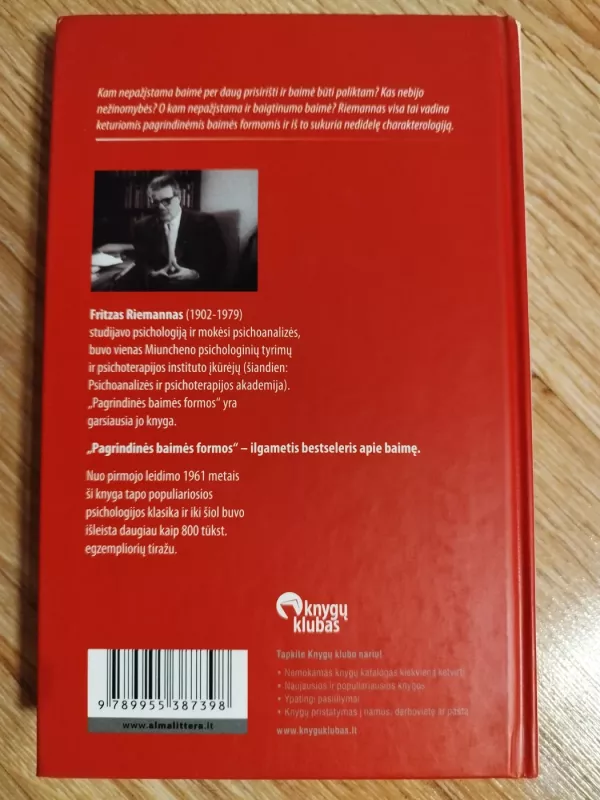 Pagrindinės baimės formos - Fritz Riemann, knyga 4