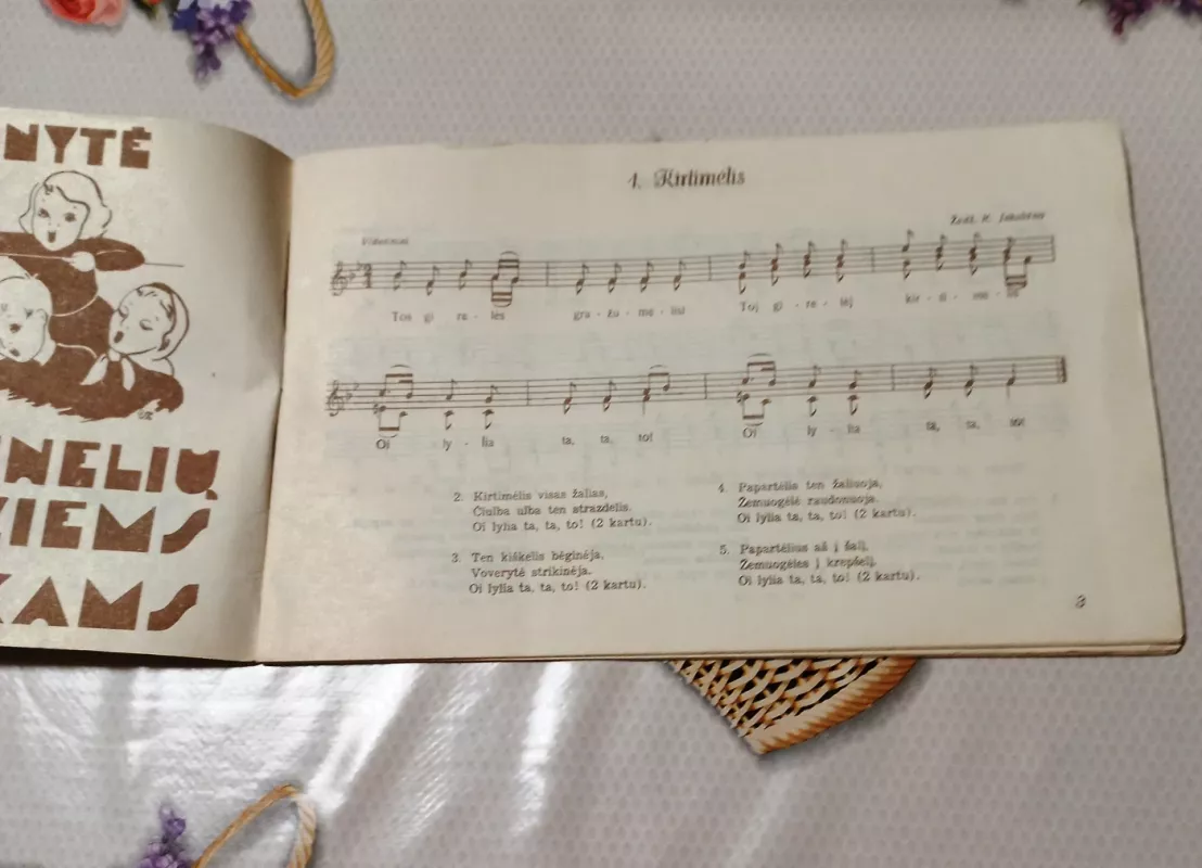 30 dainelių mažiems vaikams - J. Čiurlionytė, knyga 4