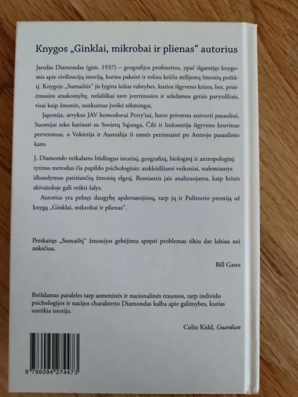 Sumaištis: kaip šalys išgyvena krizes - Jared Diamond, knyga 3