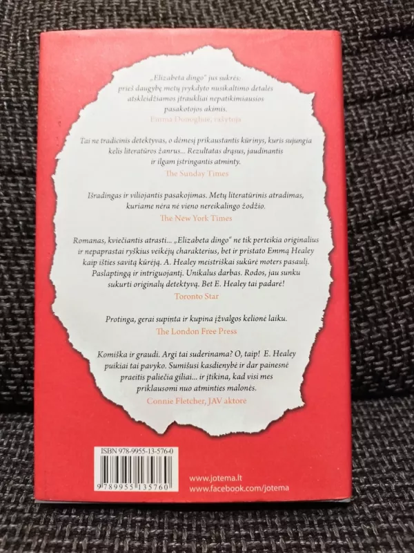 Elizabeta dingo - Emma Healey, knyga 3