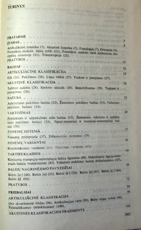 Lietuvių bendrinės kalbos fonetika - Antanas Pakerys, knyga 6