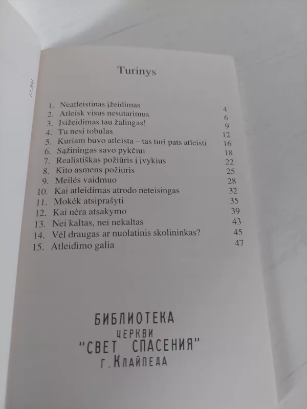 Kaip aš galiu atleisti? - Vera Sinton, knyga 3