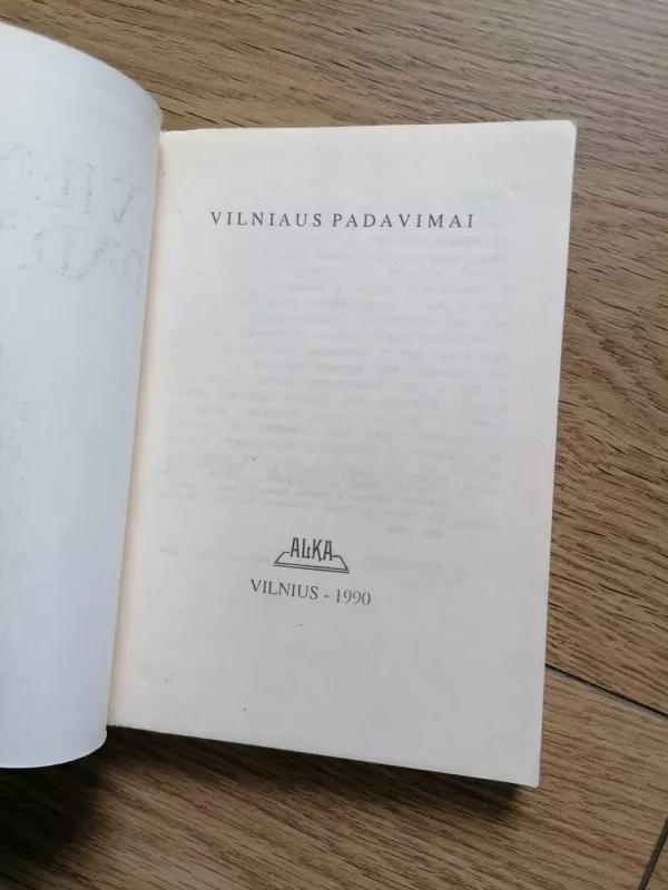 Vilniaus padavimai - P. Vingis, knyga 3