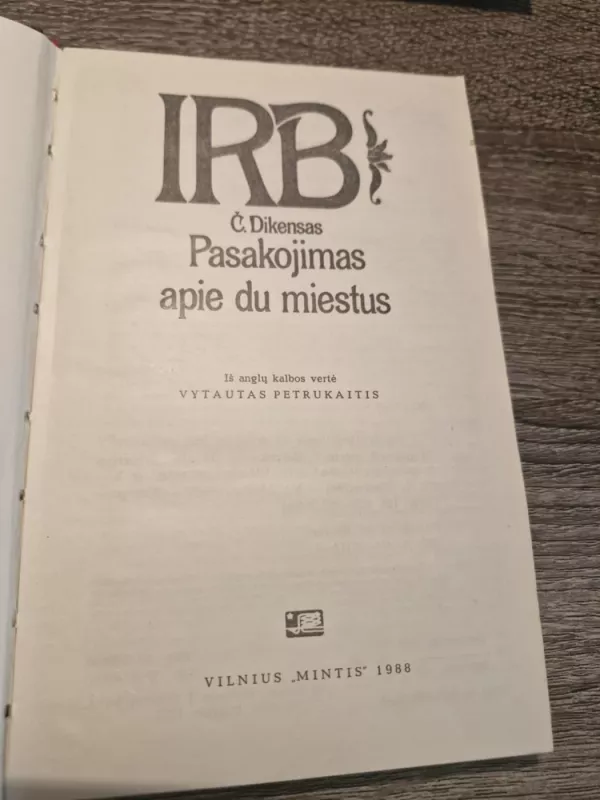 Pasakojimas apie du miestus - Charles Dickens, knyga 3
