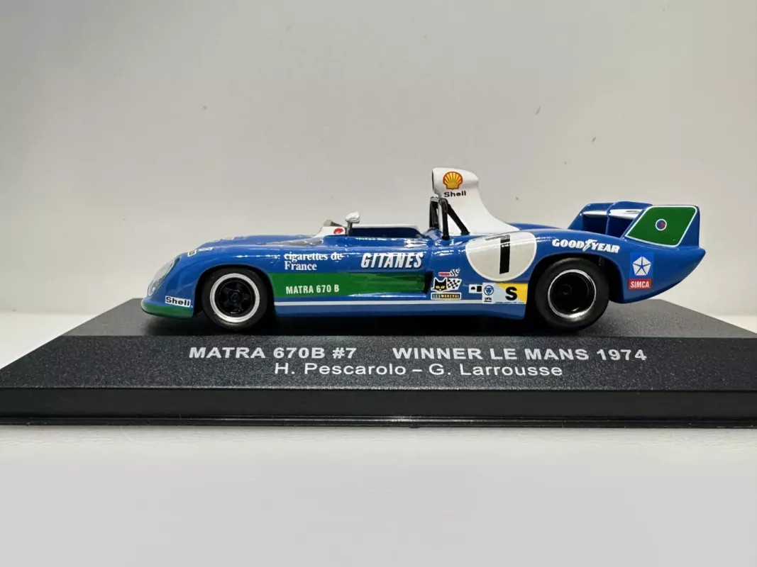Matra 670B Le Mans 24h Winner 1974 1:43 ixo - , namai ir interjeras 6