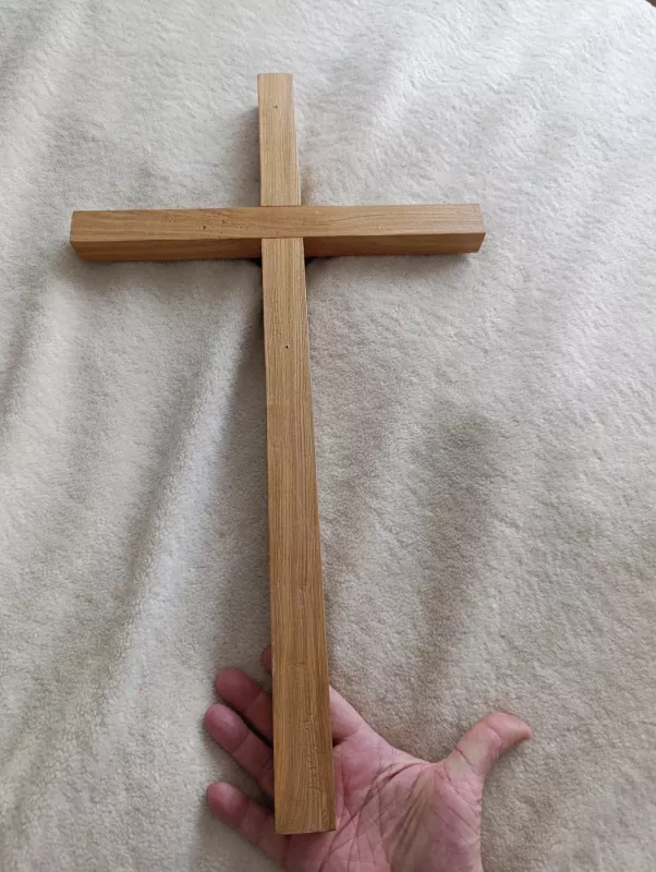 Kryžius medinis su krucifiksu - , namai ir interjeras 3