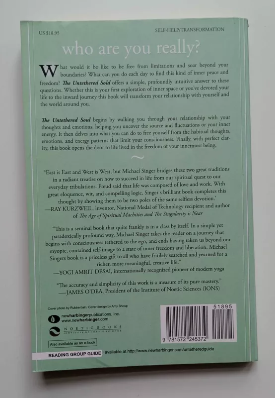 The Untethered Soul: The Journey Beyond Yourself - Michael Singer, knyga 3