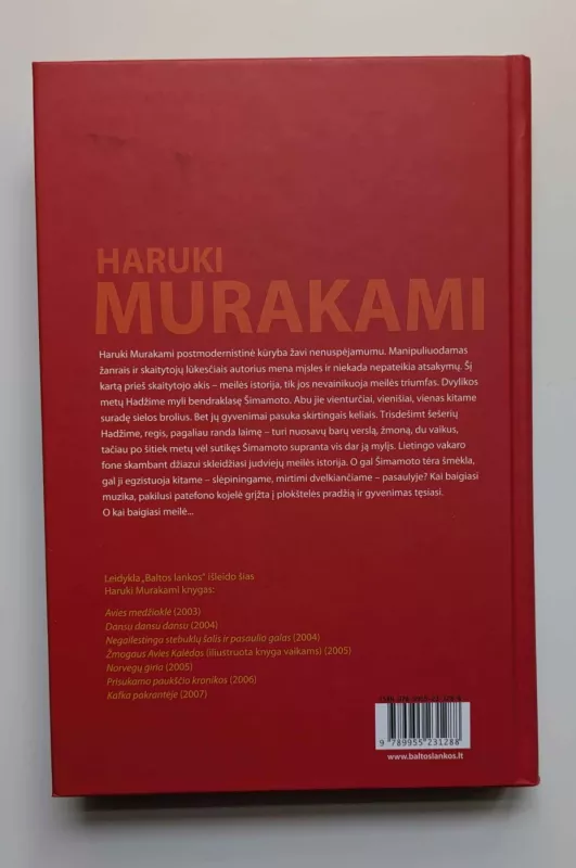 Į pietus nuo sienos, į vakarus nuo saulės - Haruki Murakami, knyga 4