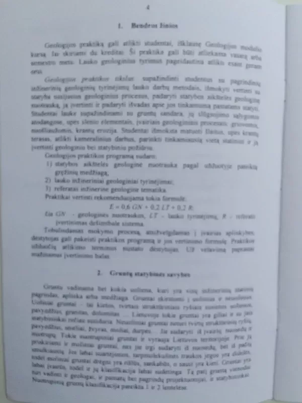 Geologijos praktikos metodika - KTU monografija, knyga 5