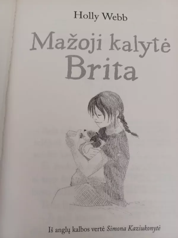 Mažoji kalytė Brita - Holly Webb, knyga 3