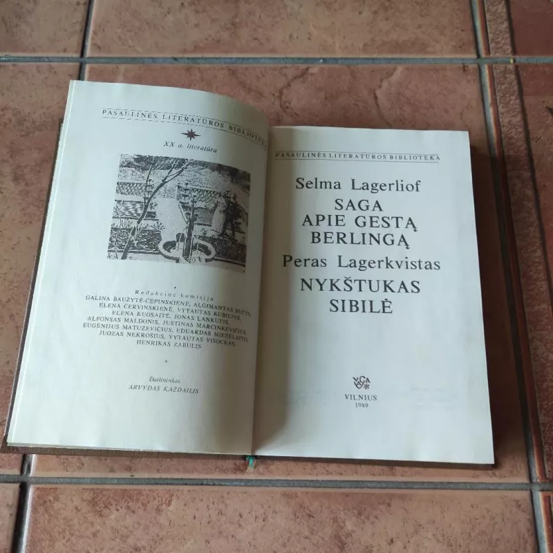 Saga apie Gestą Berlingą. Nykštukas. Sibilė - Lagerliof Selma, Lagerkvistas Peras, knyga 2
