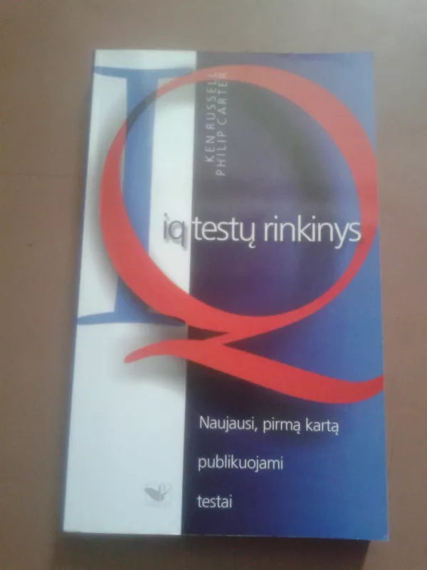 IQ testų rinkinys - Ken Russell, knyga 2