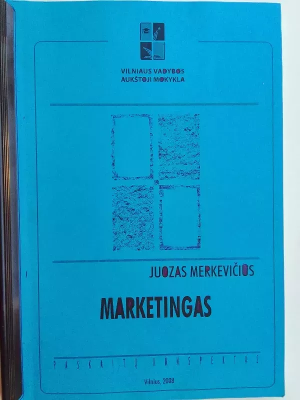 Marketingas - Juozas Merkevičius, knyga 2