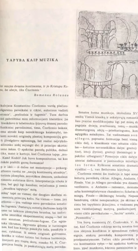 M. K. Čiurlionis"Sonatos ir fugos", reprodukcijų rinkinys - M. K. Čiurlionis, knyga 4