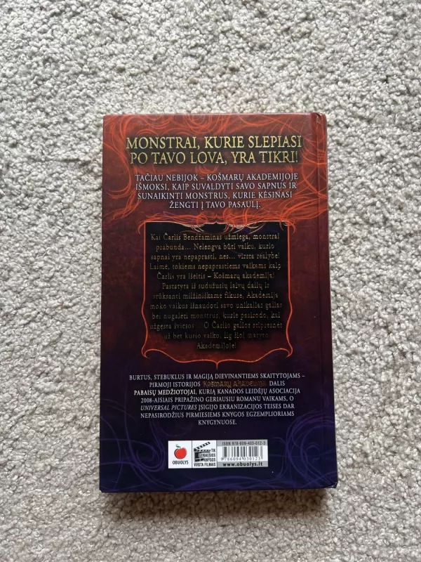 Košmarų akademija. Pabaisų medžiotojai - Dean Lorey, knyga 3