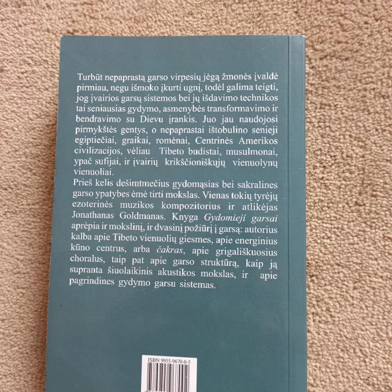 Gydomieji garsai - Jonathan Goldman, knyga 4