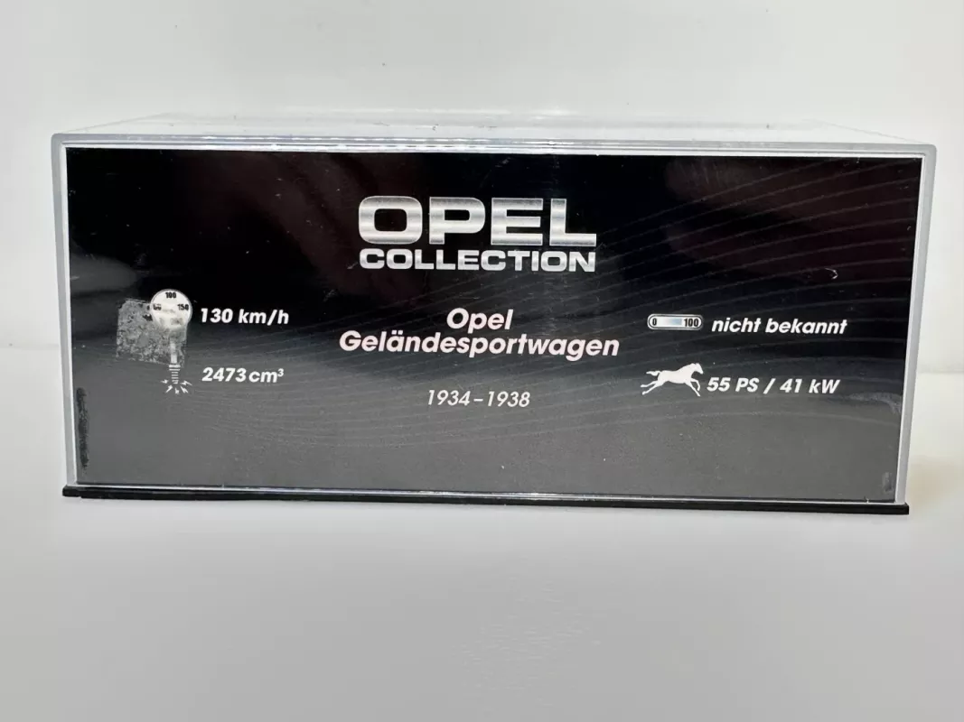 Opel Geländesportwagen 1:43 Eaglemoss - , namai ir interjeras 4