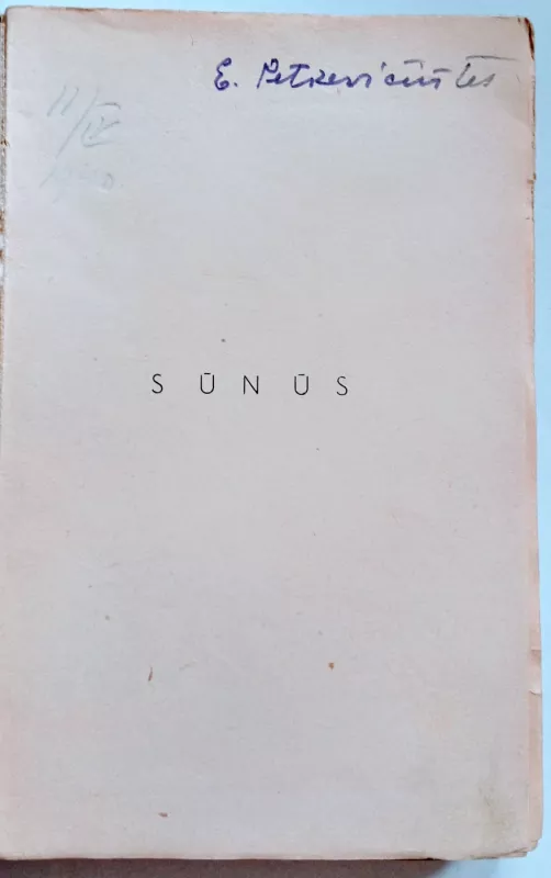 Sūnus II, 1938m. - Pearl S. Buck, knyga 5