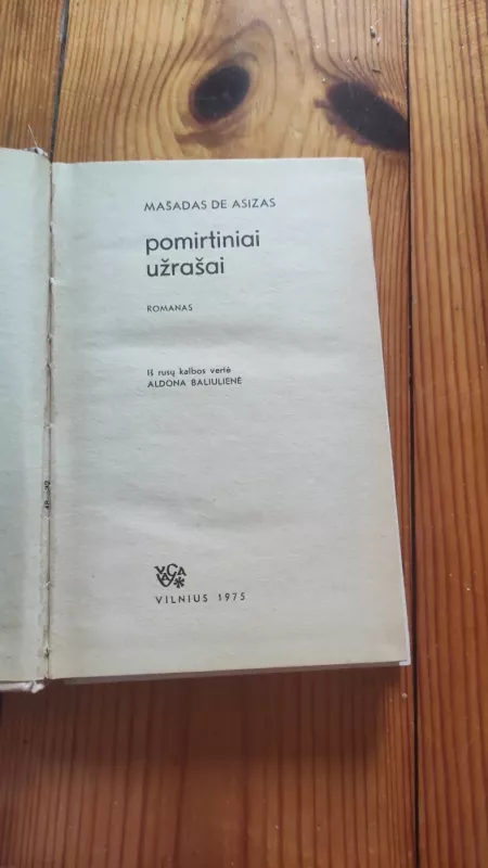 Pomirtiniai užrašai - Mašadas de Asizas, knyga 4
