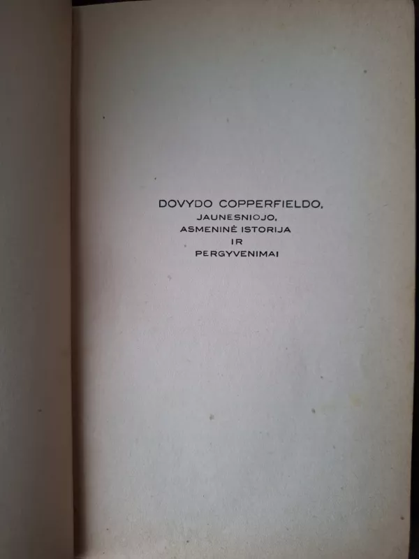 Dovydas Copperfieldas ( I tomas) - Charles Dickens, knyga 4