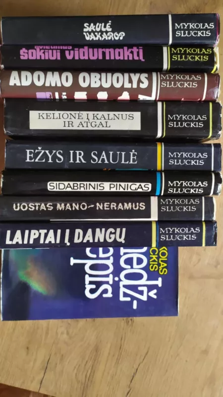 Mykolas Sluckis 9 knygos - Mykolas Sluckis, knyga 3