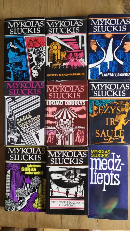 Mykolas Sluckis 9 knygos - Mykolas Sluckis, knyga 2