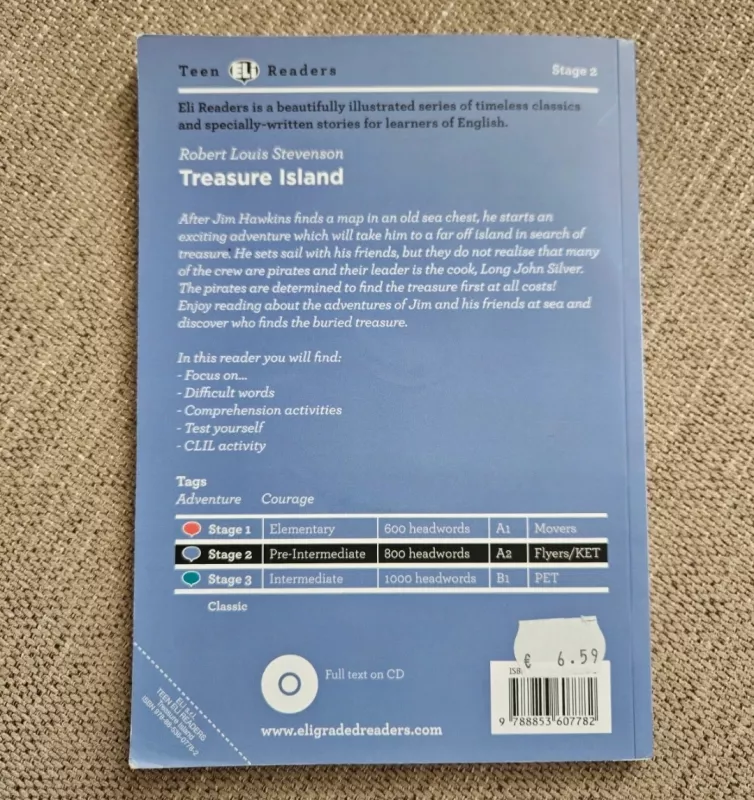 Treasure Island - Robert Louis Stevenson, knyga 6