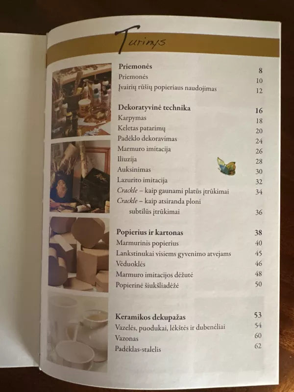 Viskas apie dekupažą - Jūratė Puodžiukynienė, knyga 4