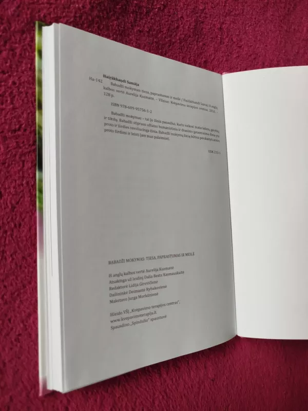 Babadži mokymas: tiesa, paprastumas ir meilė - Haidakhandi Samaj, knyga 5