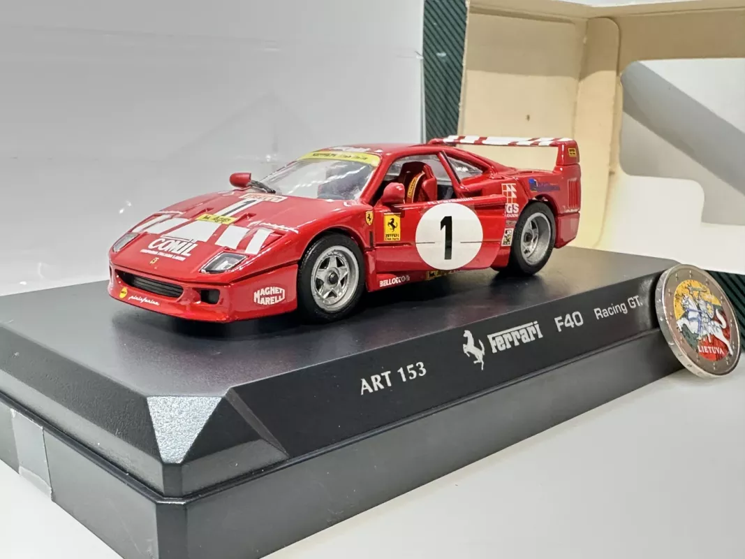 Ferrari F40 #1 Racing 1:43 Detail Cars - , namai ir interjeras 2