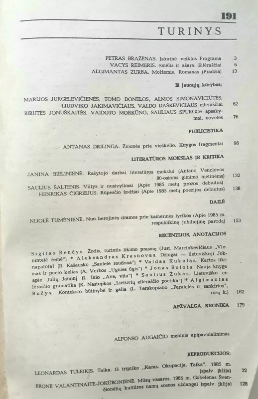 Pergalė 1986-1, 1986-2 - Autorių kolektyvas, knyga 3