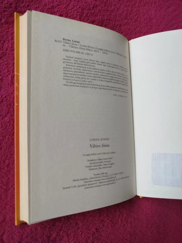 Vilties žinia - Lorna Byrne, knyga 5