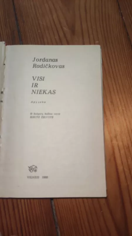 Visi ir niekas - Jordanas Radičkovas, knyga 4