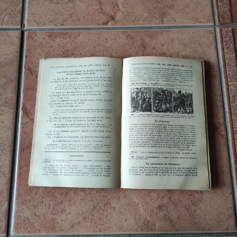 COURS PRIMAIRE DE GRAMMAIRE FRANCAISE : THEORIE 1005 EXERCICES 150 REDACTIONS / COURS MOYEN CERTIFICAT D'ETUDES - J. Dussouchet, knyga 5