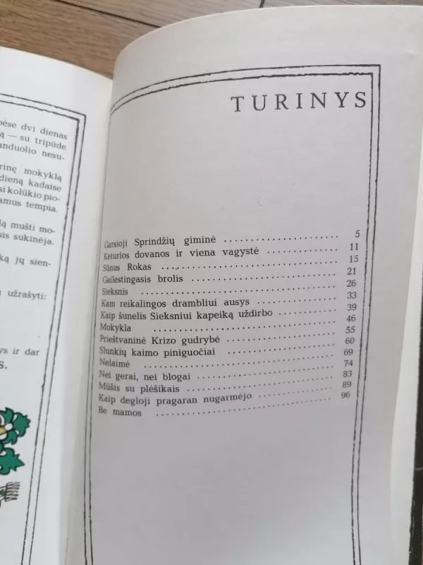 Sieksnis, sprindžio vaikas - Vytautas Petkevičius, knyga 6