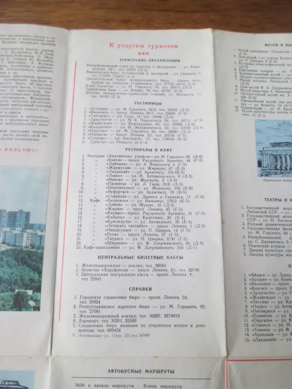 Vilnius - turistinė schema (rusų k.) - Autorių kolektvas, knyga 5