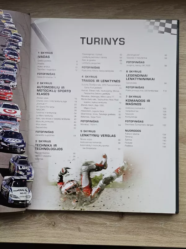 Automobilių ir motociklų sporto žinynas - Clive Gifford, knyga 3