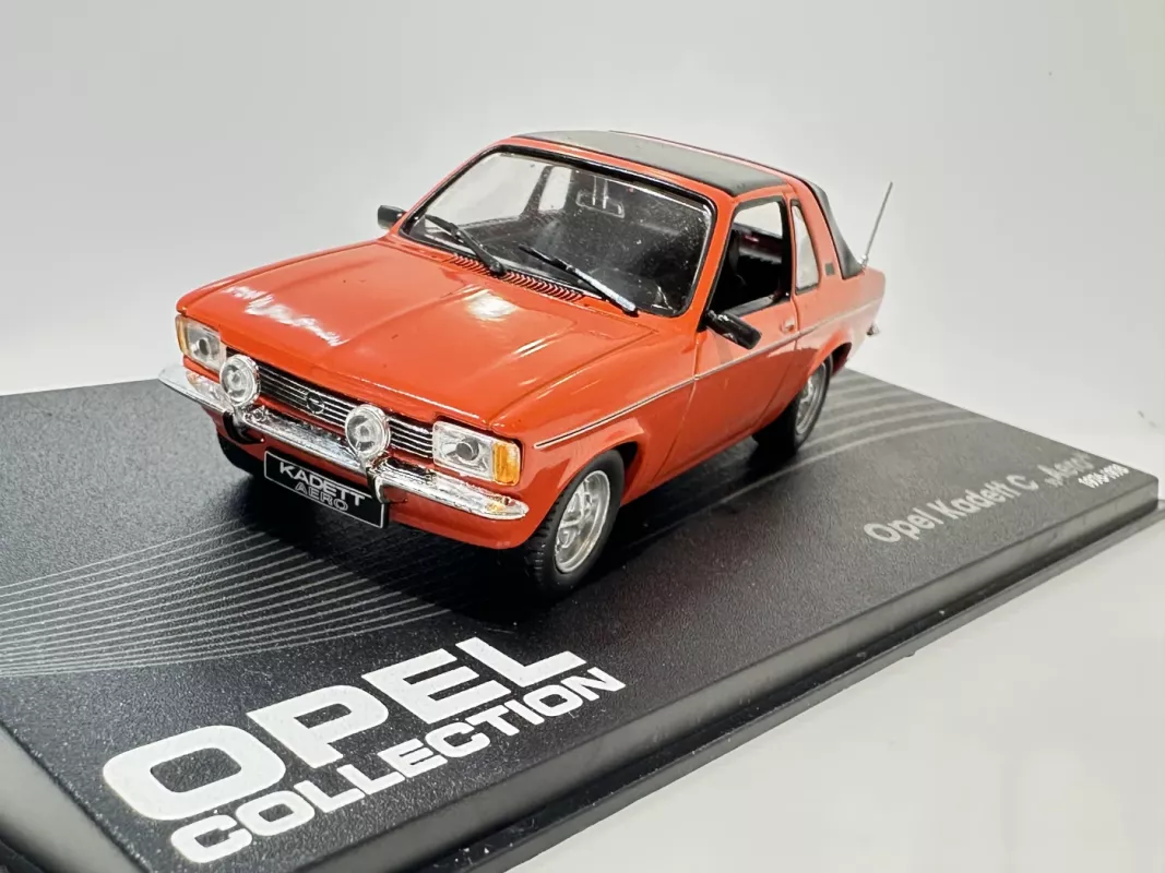 Opel Kadett C Aero 1976-1978 1:43 Eaglemoss - , namai ir interjeras 3