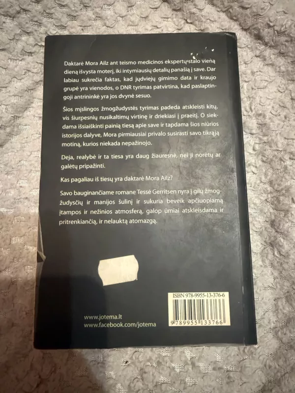 Dvynės - Tess Gerritsen, knyga 3