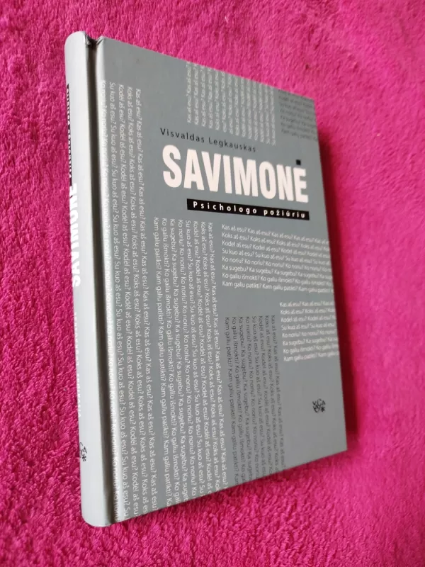 Savimonė psichologo požiūriu - V Lgkauskas, knyga 2