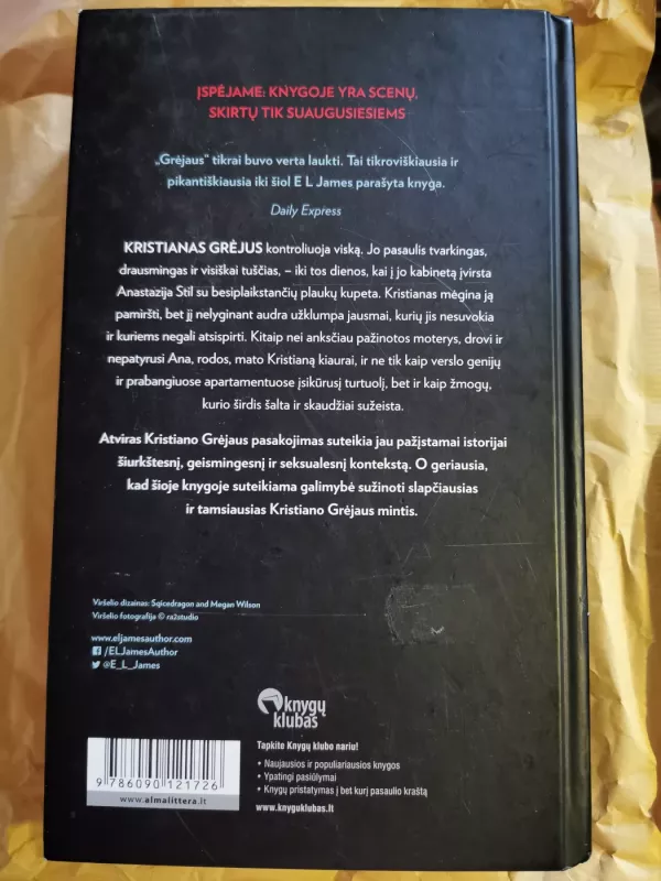 Grėjus - James E L, knyga 4