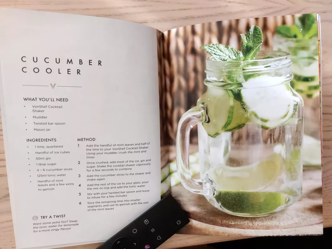 VonShef Digital Cocktail User Guide - VonShef, knyga 4