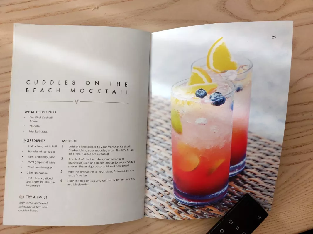 VonShef Digital Cocktail User Guide - VonShef, knyga 6