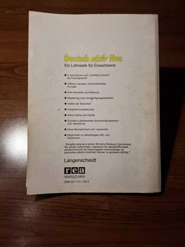 Deutsch aktiv Neu arbeitsbuch 1A - Autorių kolektyvas (įvairūs), knyga 4